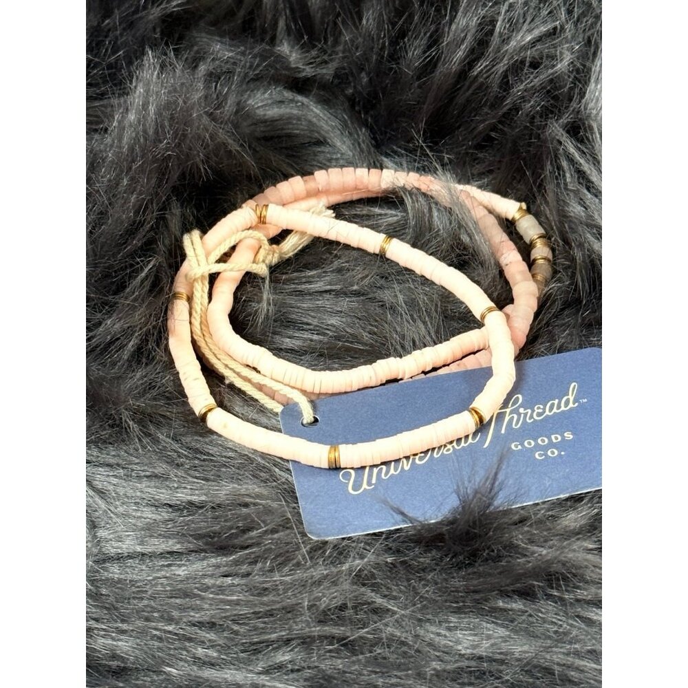 3‎ Pink Universal Thread Bracelets - Picture 3 of 4
